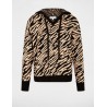 Jersey capucha animal print mbanc
