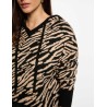 Jersey capucha animal print mbanc