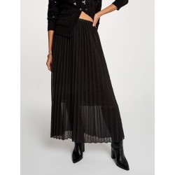Falda plisada negra jrilox