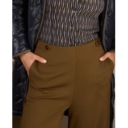 pantalón con botones cintura kaki