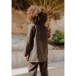 chaqueta calavera encaje