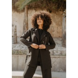 chaqueta calavera encaje