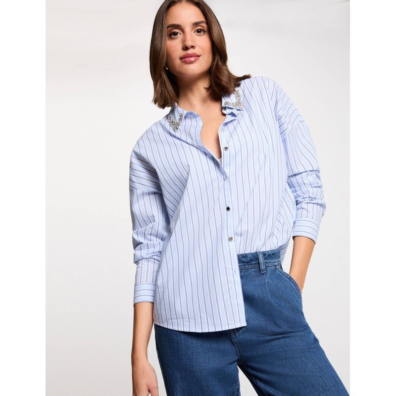 camisa multicolor crista