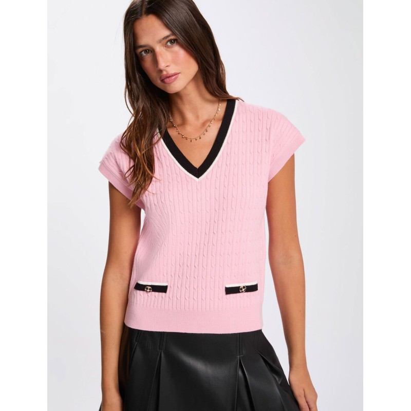 sueter pico rosa mpriva