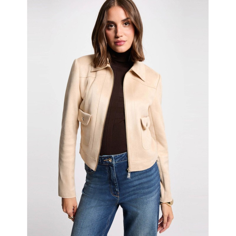 chaqueta marrón claro gelato