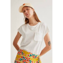 camiseta algodón blanco