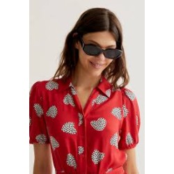 vestido midi hamony red