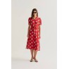 vestido midi hamony red