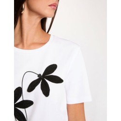 camiseta dalia blanca